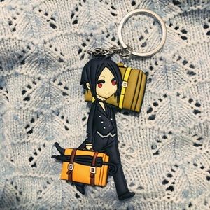 NWT Black Butler Kuroshitsuji Sebastian Keychain